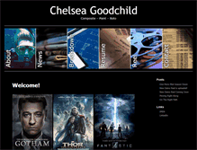 Tablet Screenshot of chelseagoodchild.com